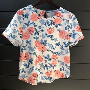 Textured floral top